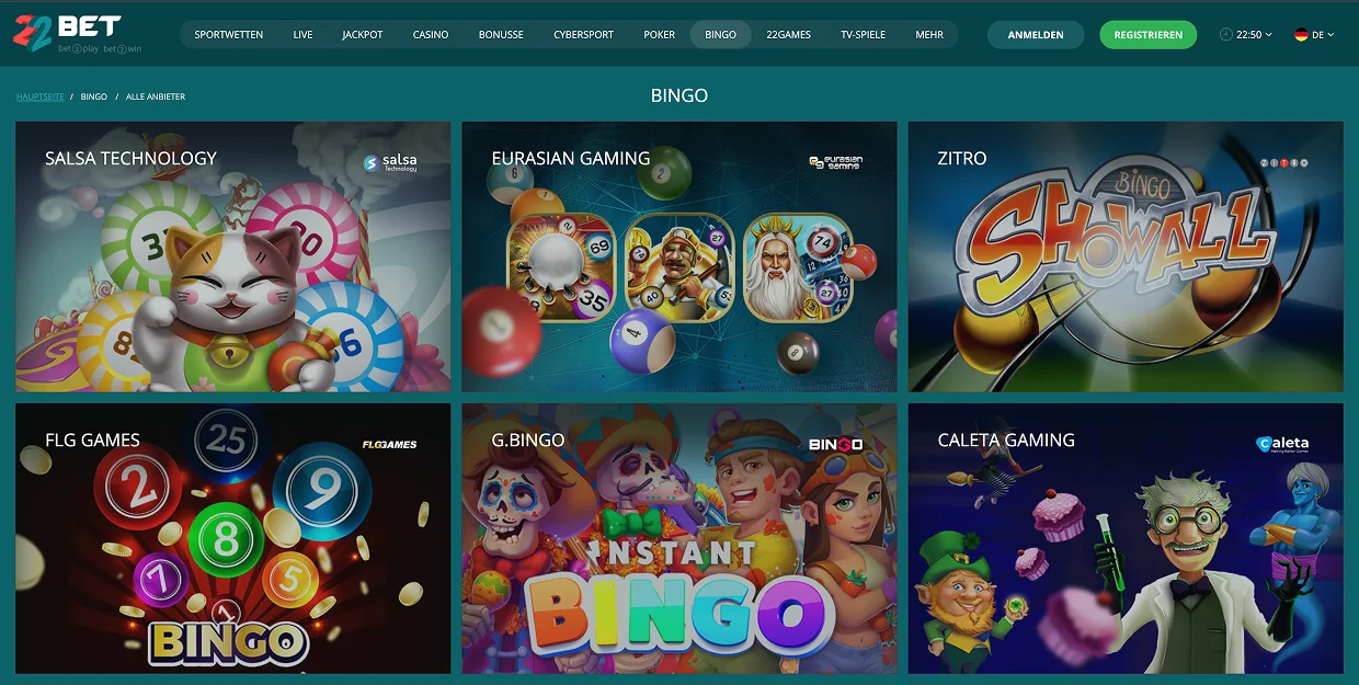 22Bet Spielautomaten 22Bet Spielautomaten